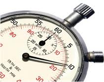 Give or take a second or two