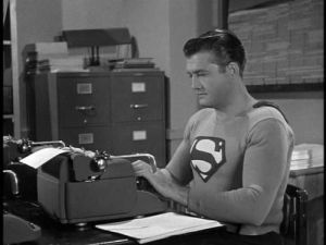 typing Superman